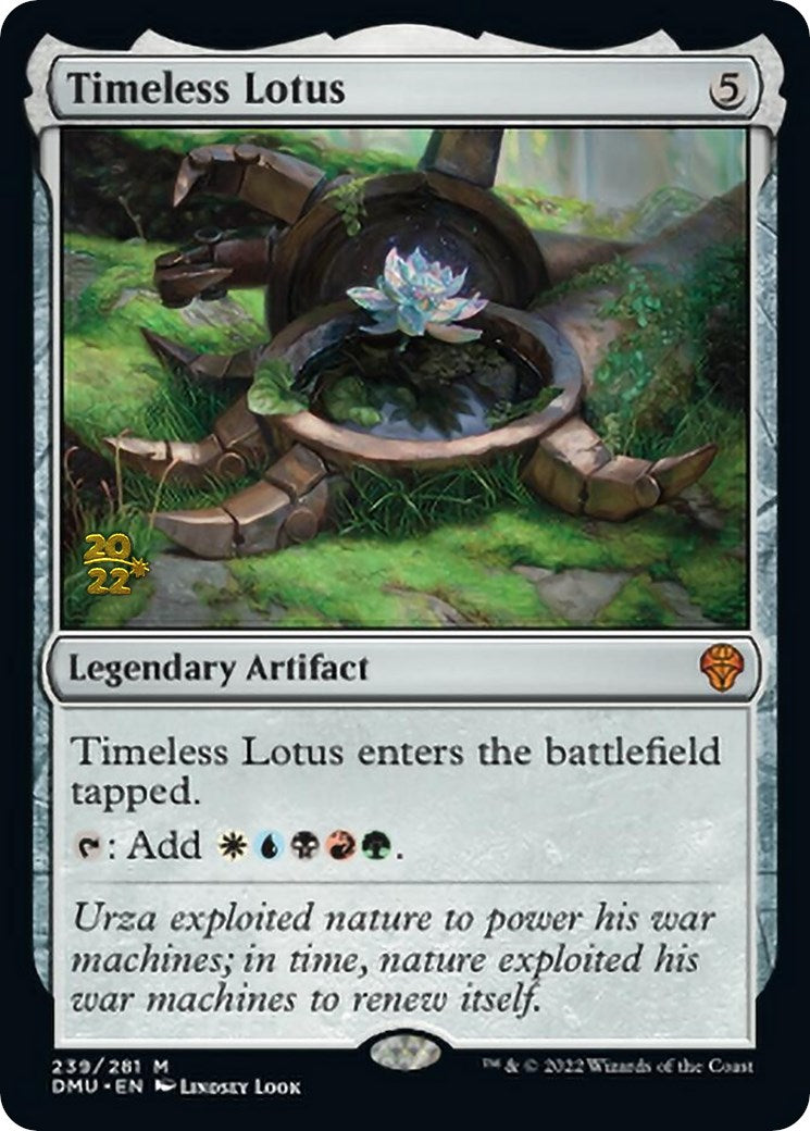 Timeless Lotus [Dominaria United Prerelease Promos] | Gate City Games LLC