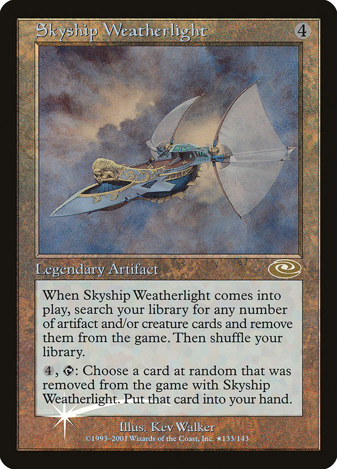 Skyship Weatherlight (Kev Walker) [Planeshift] | Gate City Games LLC