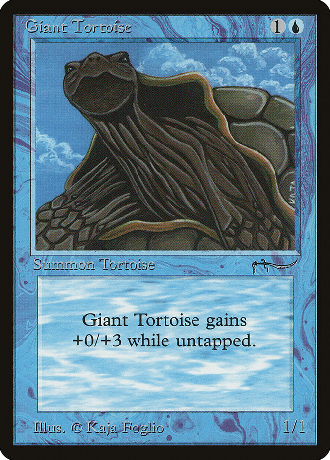 Giant Tortoise (Light Mana Cost) [Arabian Nights] | Gate City Games LLC