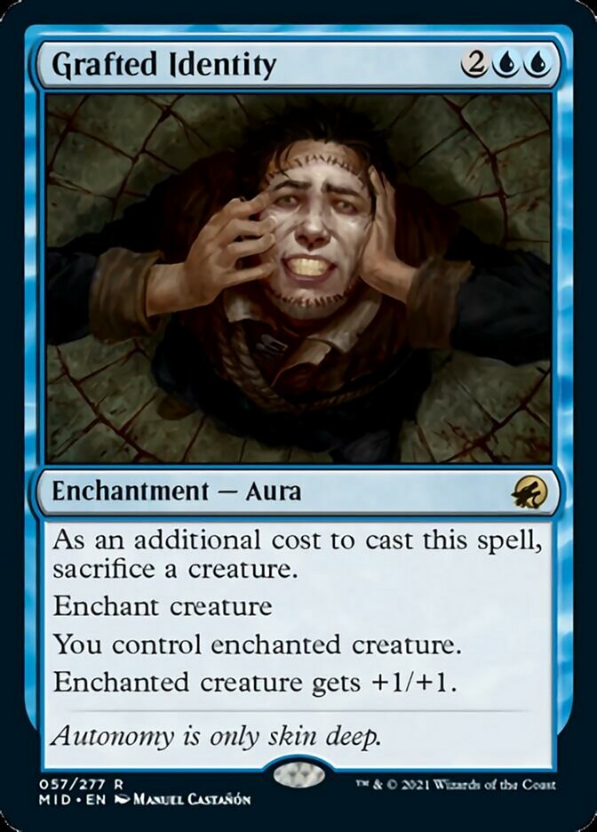 Grafted Identity [Innistrad: Midnight Hunt] | Gate City Games LLC
