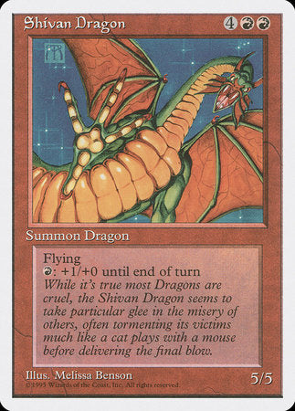 Shivan Dragon [Fourth Edition] | Gate City Games LLC