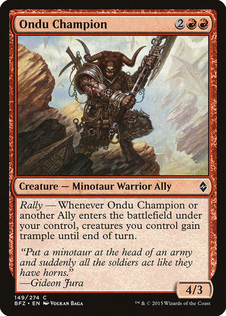 Ondu Champion [Battle for Zendikar] | Gate City Games LLC