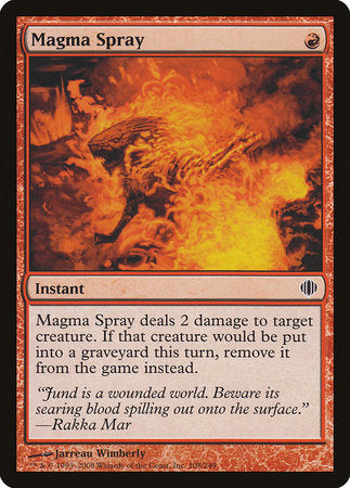 Magma Spray [Shards of Alara] | Gate City Games LLC