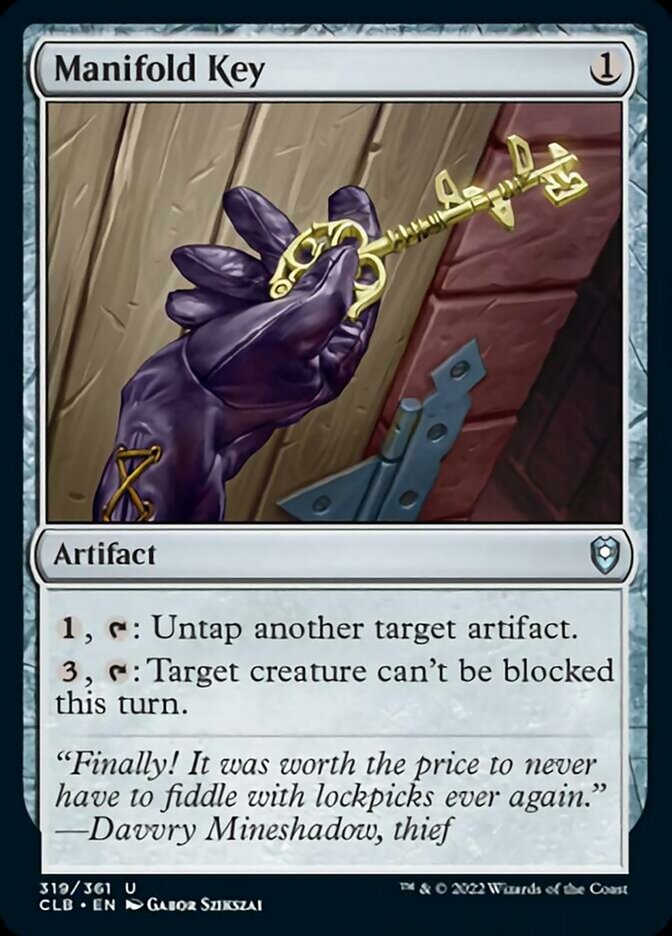 Manifold Key [Commander Legends: Battle for Baldur's Gate] | Gate City Games LLC