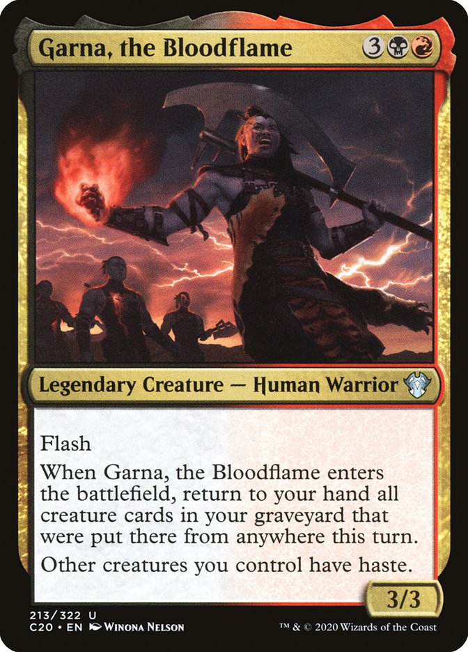 Garna, the Bloodflame [Commander 2020] | Gate City Games LLC