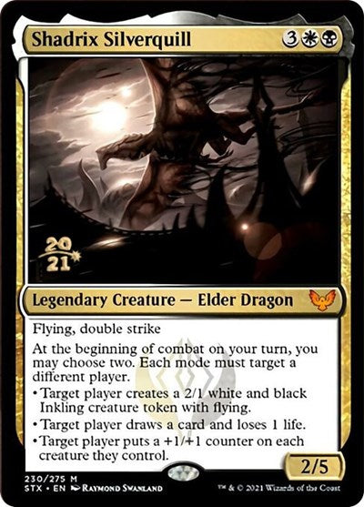 Shadrix Silverquill [Strixhaven: School of Mages Prerelease Promos] | Gate City Games LLC