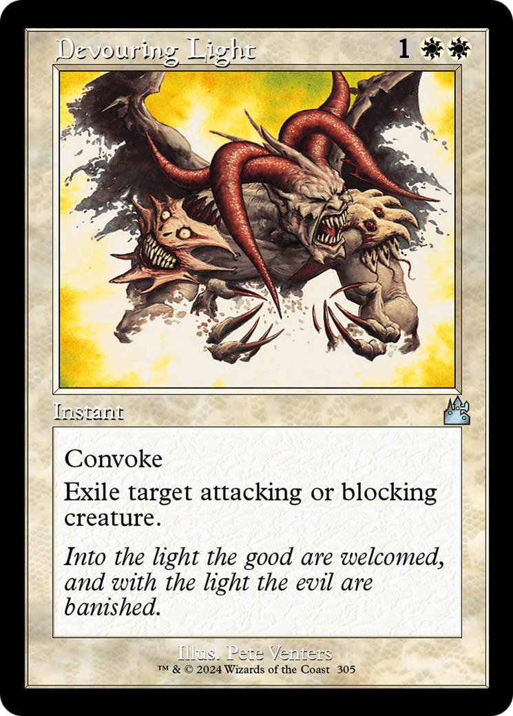 Devouring Light (Retro Frame) [Ravnica Remastered] | Gate City Games LLC