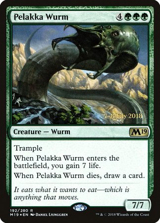 Pelakka Wurm [Core Set 2019 Promos] | Gate City Games LLC