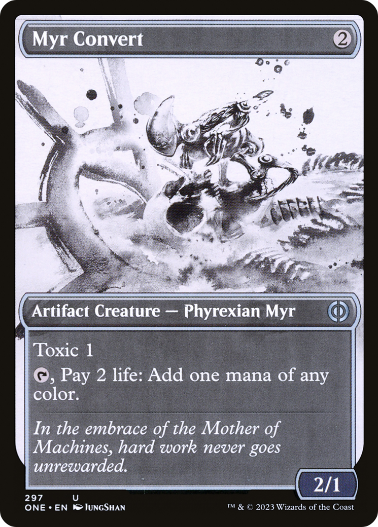 Myr Convert (Showcase Ichor) [Phyrexia: All Will Be One] | Gate City Games LLC