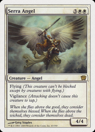 Serra Angel [Ninth Edition] | Gate City Games LLC