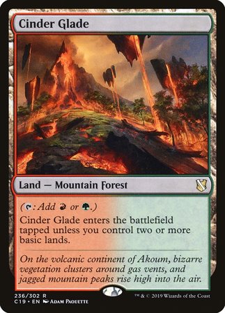 Cinder Glade [Commander 2019] | Gate City Games LLC