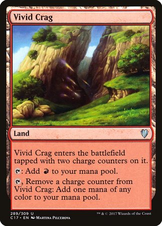 Vivid Crag [Commander 2017] | Gate City Games LLC