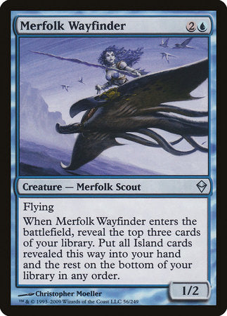 Merfolk Wayfinder [Zendikar] | Gate City Games LLC
