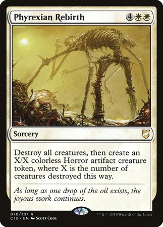 Phyrexian Rebirth [Commander 2018] | Gate City Games LLC