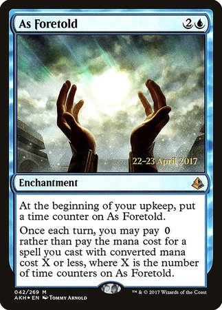 As Foretold [Amonkhet Promos] | Gate City Games LLC