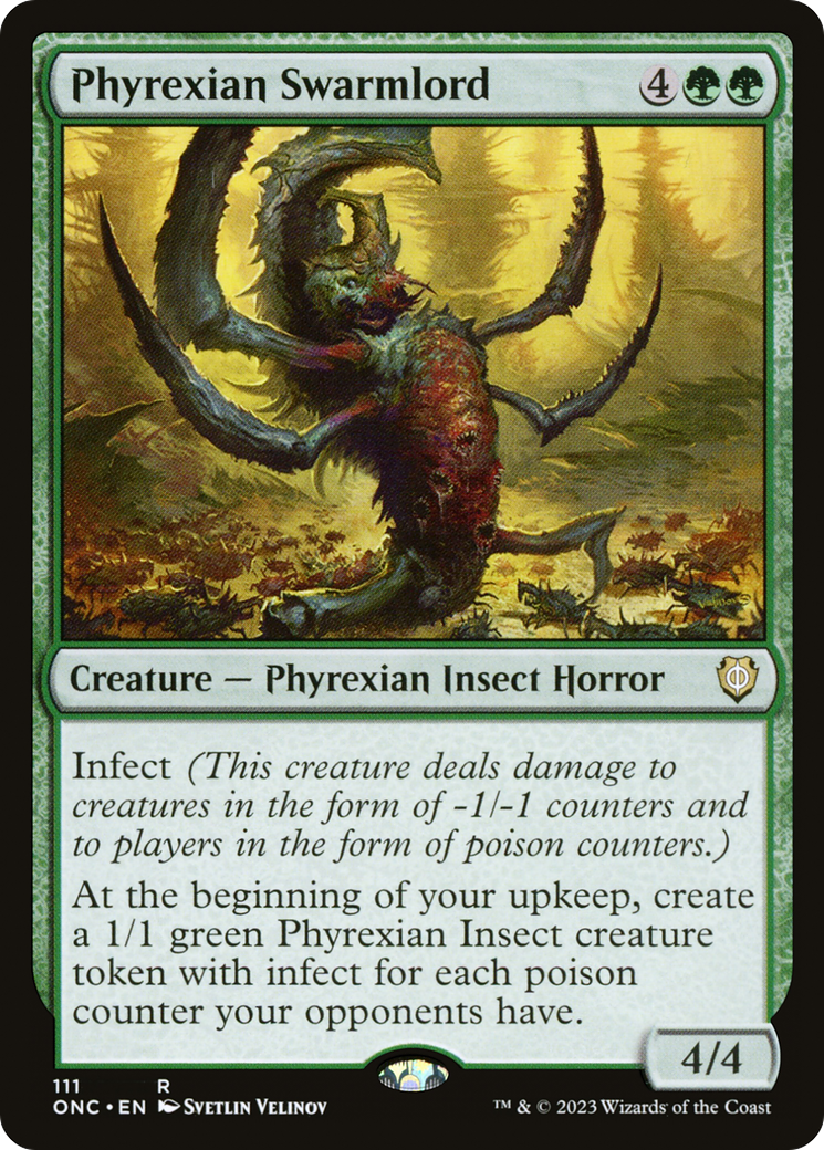 Phyrexian Swarmlord [Phyrexia: All Will Be One Commander] | Gate City Games LLC