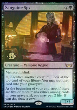 Sanguine Spy [Streets of New Capenna Prerelease Promos] | Gate City Games LLC