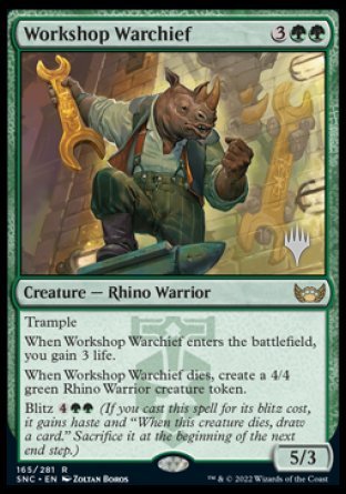 Workshop Warchief (Promo Pack) [Streets of New Capenna Promos] | Gate City Games LLC