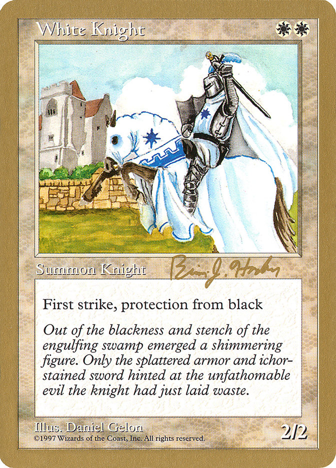 White Knight (Brian Hacker) [World Championship Decks 1998] | Gate City Games LLC