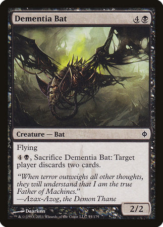 Dementia Bat [New Phyrexia] | Gate City Games LLC