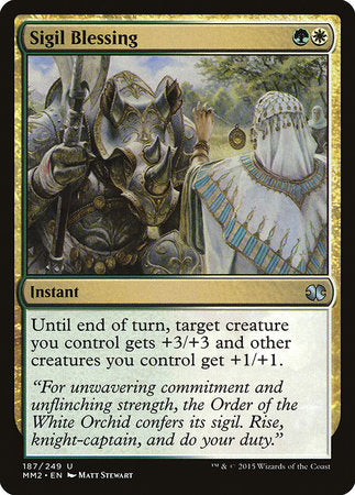 Sigil Blessing [Modern Masters 2015] | Gate City Games LLC