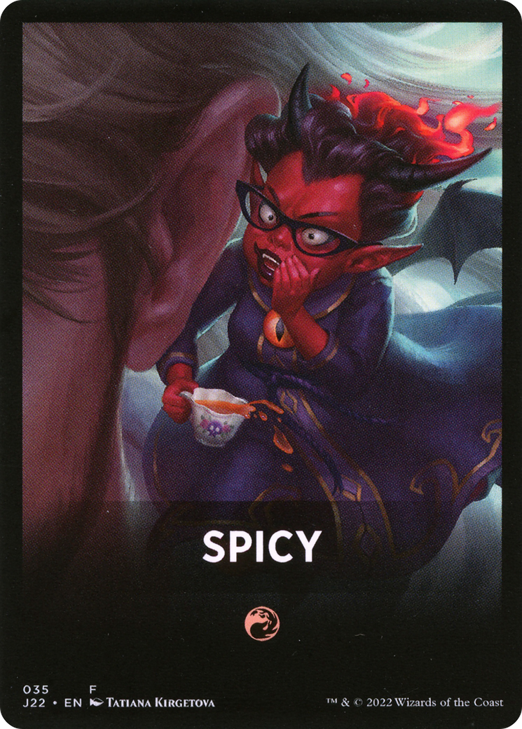 Spicy Theme Card [Jumpstart 2022 Front Cards] | Gate City Games LLC