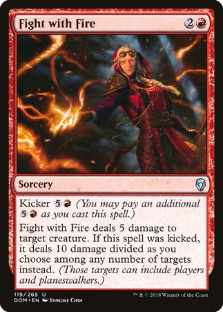 Fight with Fire [Dominaria] | Gate City Games LLC