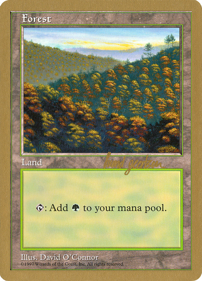 Forest (sg448) (Svend Geertsen) [World Championship Decks 1997] | Gate City Games LLC