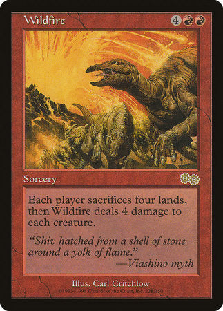 Wildfire [Urza's Saga] | Gate City Games LLC