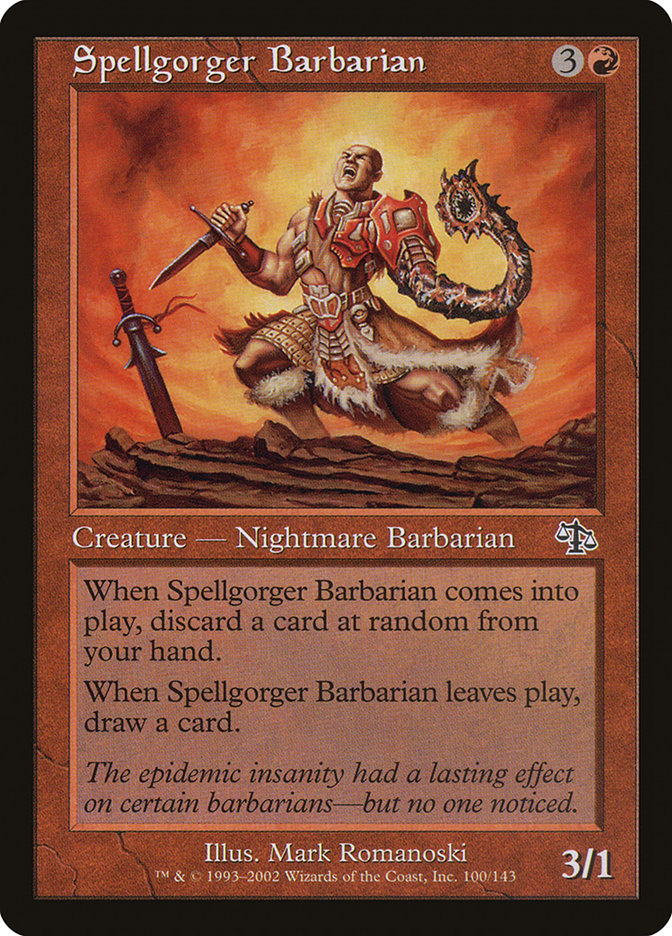 Spellgorger Barbarian [Judgment] | Gate City Games LLC