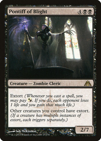 Pontiff of Blight [Dragon's Maze] | Gate City Games LLC