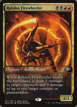 Rakdos Firewheeler [Ravnica Allegiance Promos] | Gate City Games LLC