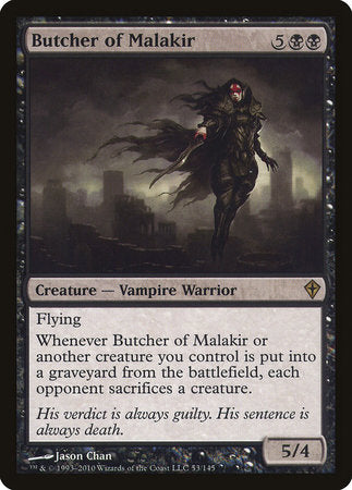 Butcher of Malakir [Worldwake] | Gate City Games LLC