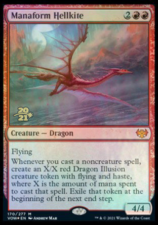 Manaform Hellkite [Innistrad: Crimson Vow Prerelease Promos] | Gate City Games LLC