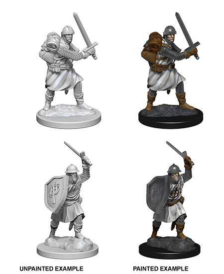 Pathfinder Deep Cuts Unpainted Miniatures: Infantrymen | Gate City Games LLC