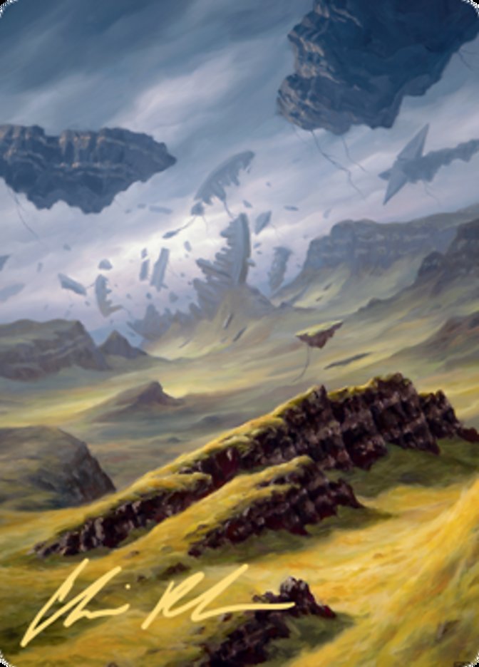 Plains 3 Art Card (Gold-Stamped Signature) [Zendikar Rising Art Series] | Gate City Games LLC