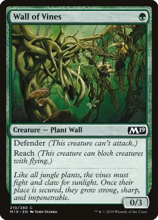 Wall of Vines [Core Set 2019] | Gate City Games LLC