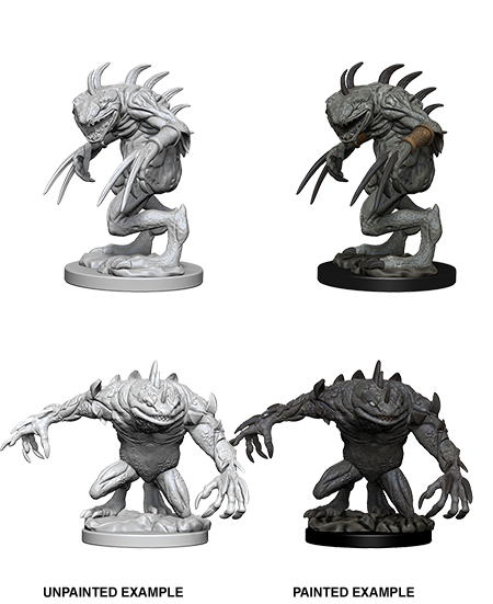 D&D Nolzur's Marvelous Miniatures: Gray Slaad & Death Slaad | Gate City Games LLC