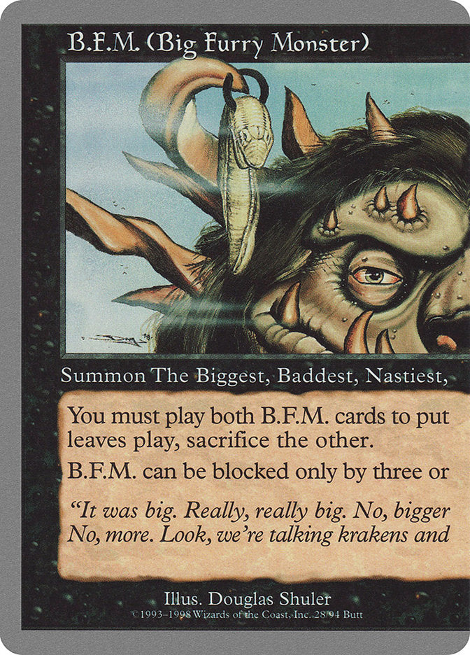 B.F.M. (Big Furry Monster) (28/94) [Unglued] | Gate City Games LLC