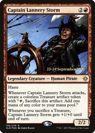 Captain Lannery Storm [Ixalan Promos] | Gate City Games LLC