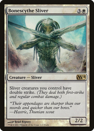 Bonescythe Sliver [Duels of the Planeswalkers Promos 2013] | Gate City Games LLC