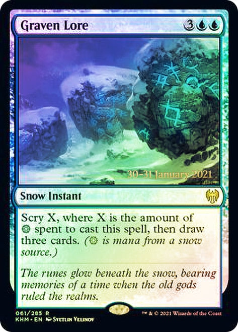 Graven Lore   [Kaldheim Prerelease Promos] | Gate City Games LLC