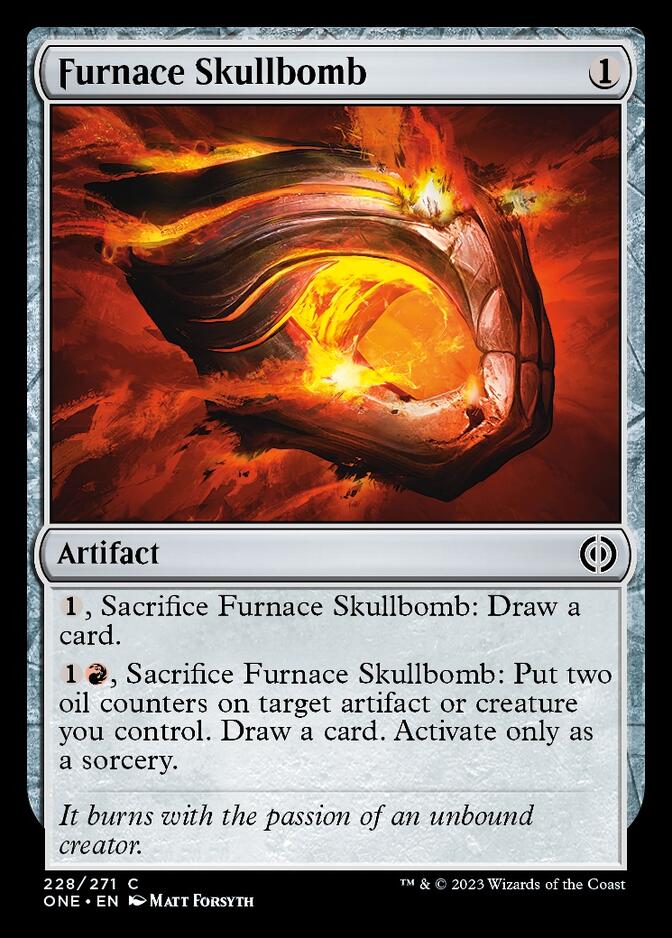 Furnace Skullbomb [Phyrexia: All Will Be One] | Gate City Games LLC