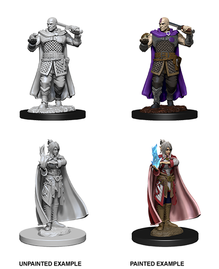 D&D Nolzur's Marvelous Miniatures: Human Ranger & Moon Elf Sorcerer | Gate City Games LLC