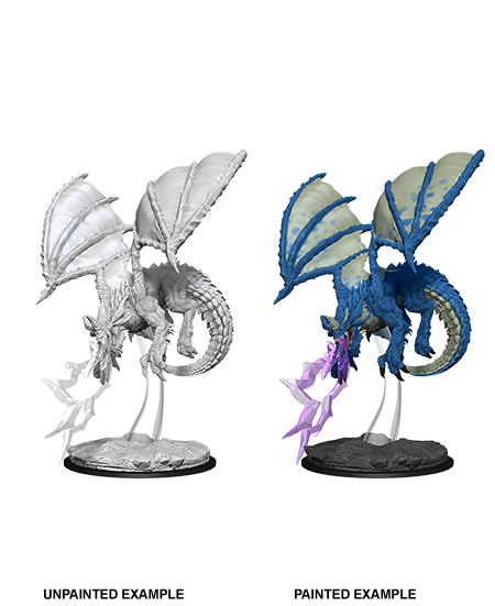 D&D Nolzur's Marvelous Miniatures: Young Blue Dragon | Gate City Games LLC