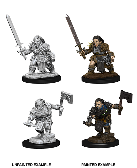 Pathfinder Battles Deep Cuts: Female Dwarf Barbarian | Gate City Games LLC