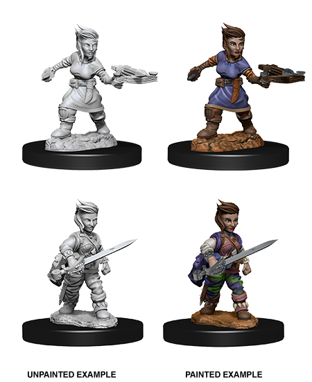 Pathfinder Battles Deep Cuts: Female Halfling Rogue | Gate City Games LLC