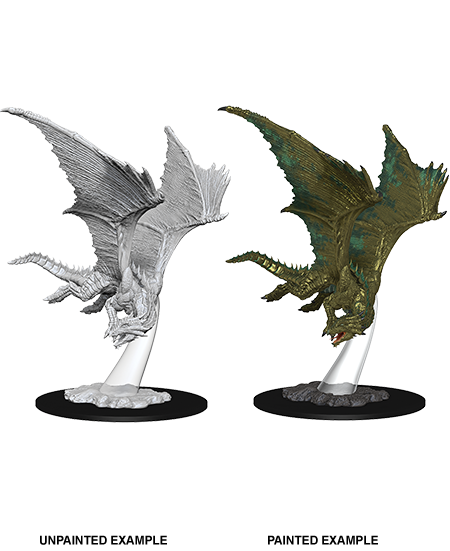 D&D Nolzur's Marvelous Miniatures: Young Bronze Dragon | Gate City Games LLC