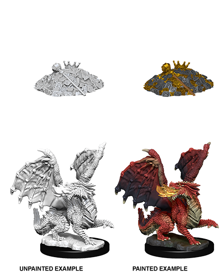 D&D Nolzur's Marvelous Miniatures: Red Dragon Wyrmling | Gate City Games LLC