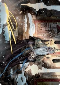 Narfi, Betrayer King Art Card (Gold-Stamped Signature) [Kaldheim: Art Series] | Gate City Games LLC